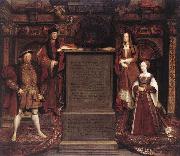 Leemput, Remigius van Henry VII, Elizabeth of York, Henry VIII, and Jane Seymour painting